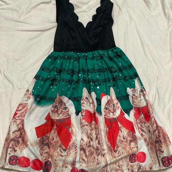 Dresses & Skirts - Small Christmas Cat Dress